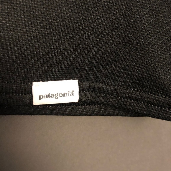 Patagonia Base layer black midweight Quarter Zip Large long sleeve thin - Picture 4 of 5